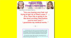 Desktop Screenshot of headlicebegone.com